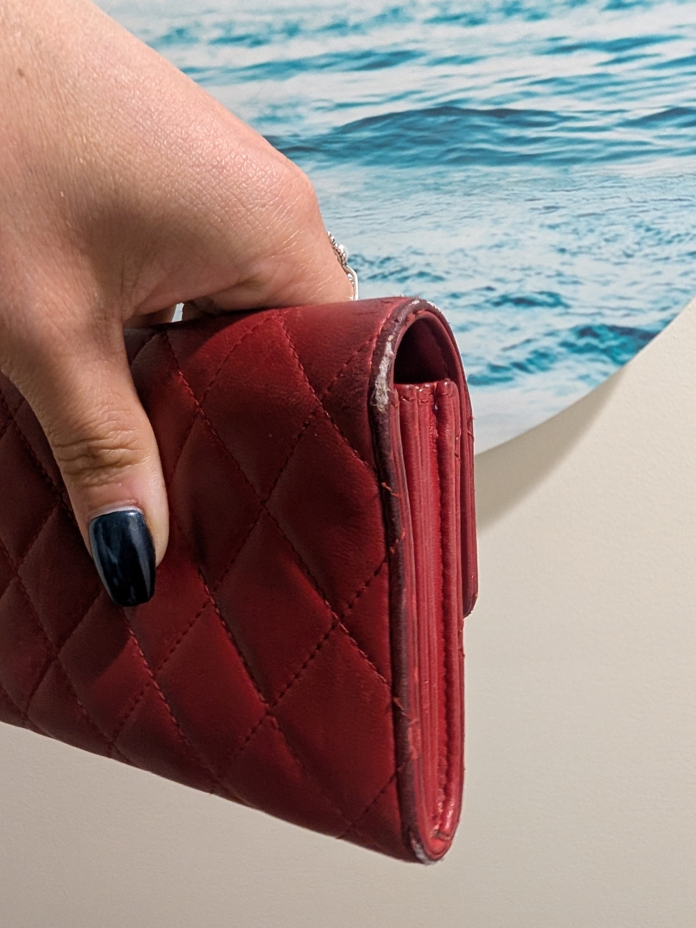 Chanel Quilted Long Lambskin Wallet - Picture 7 of 14